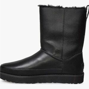 Black Shearling-Lined Women's Boots